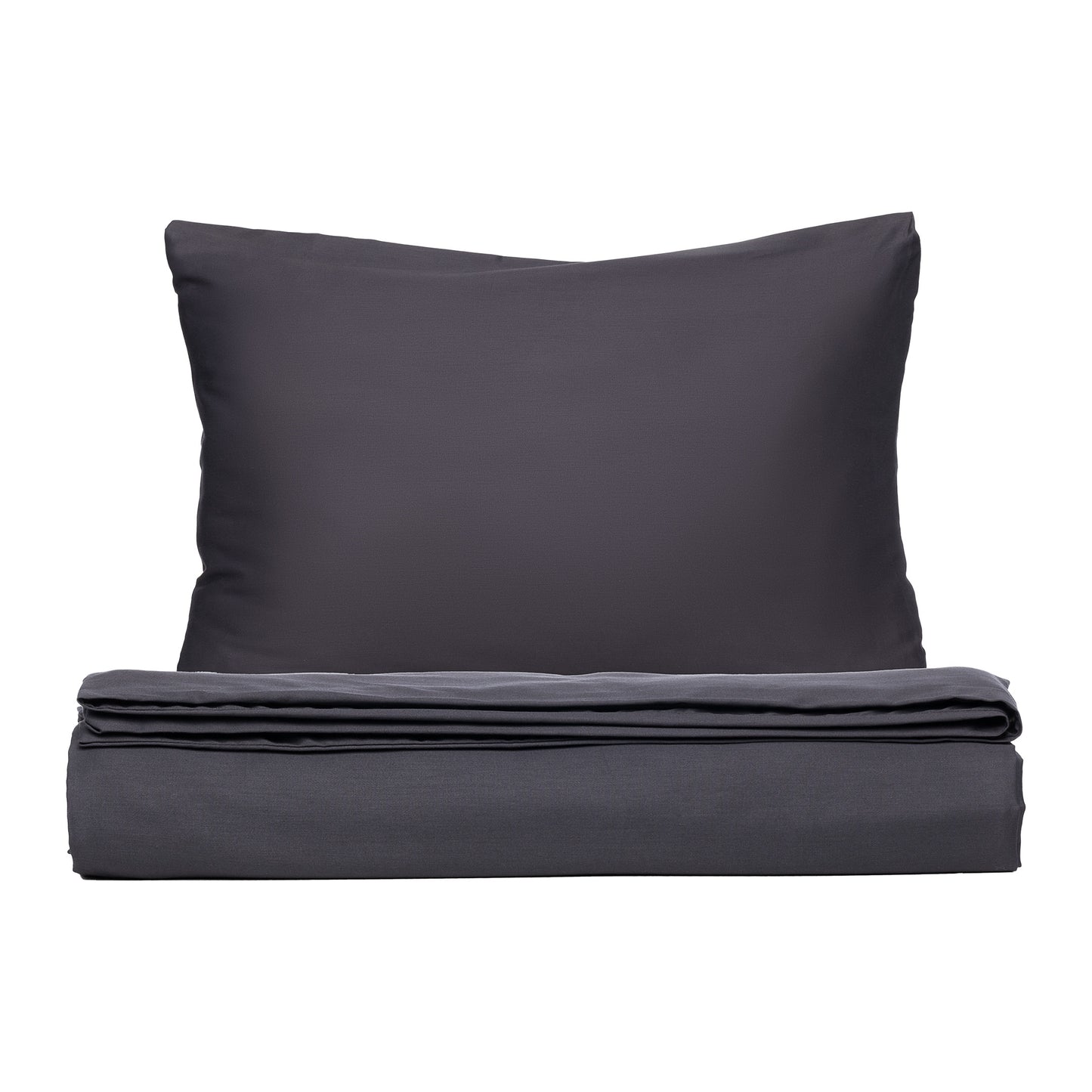 PHB Silky Satin Bedding set Iron Grey 150x210/50x60