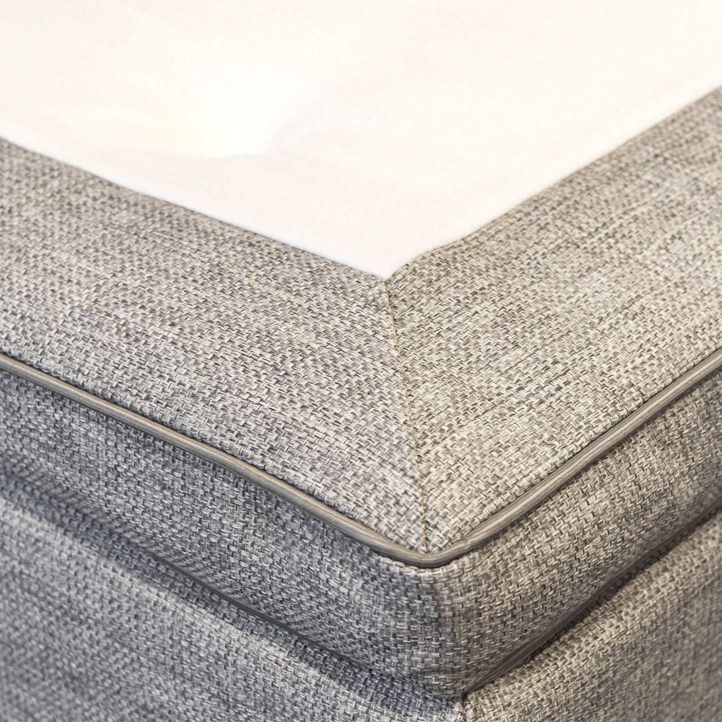 Kontinentinė lova Uni šviesiai pilka 120x200