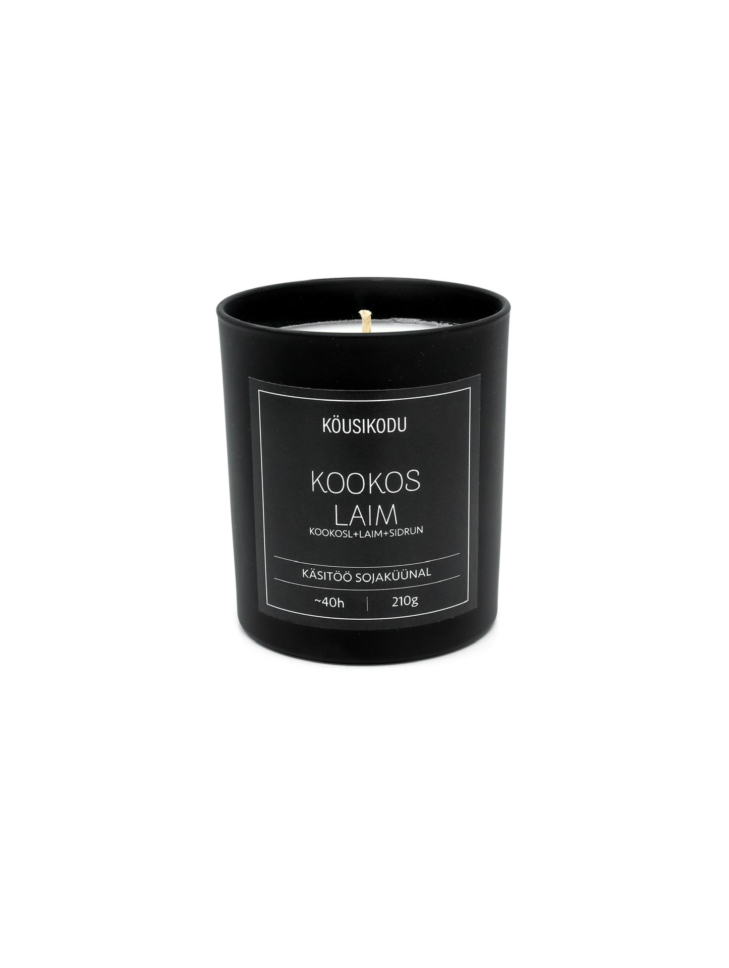 Sojavahaküünal Kookos Laim 210g