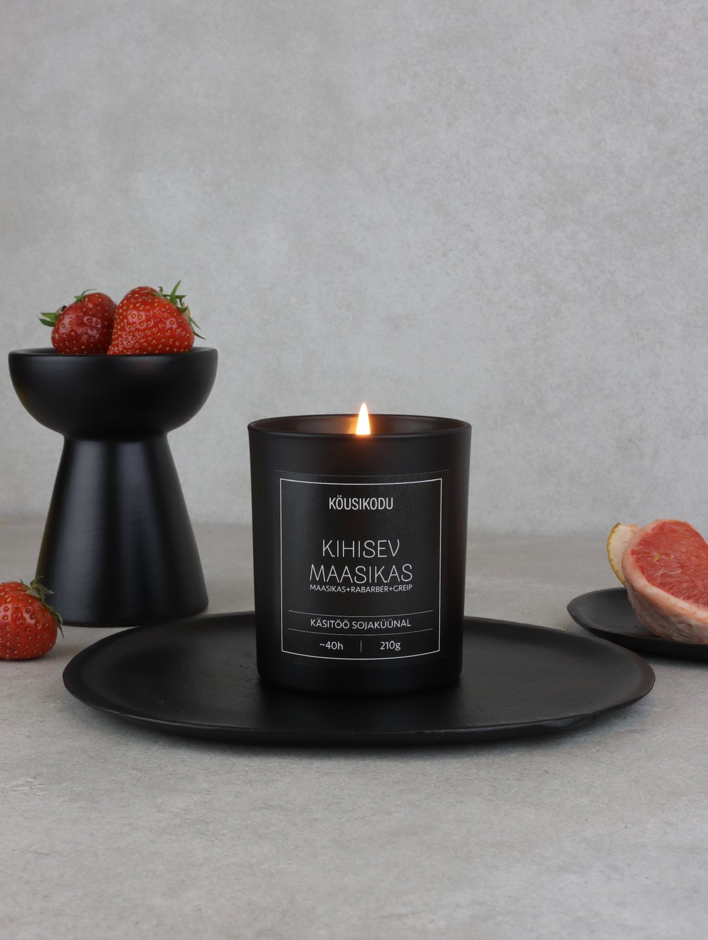 Sojavahaküünal Kihisev Maasikas 210g