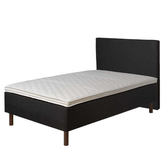 Frame bed Rahu 120x200 grey with headboard