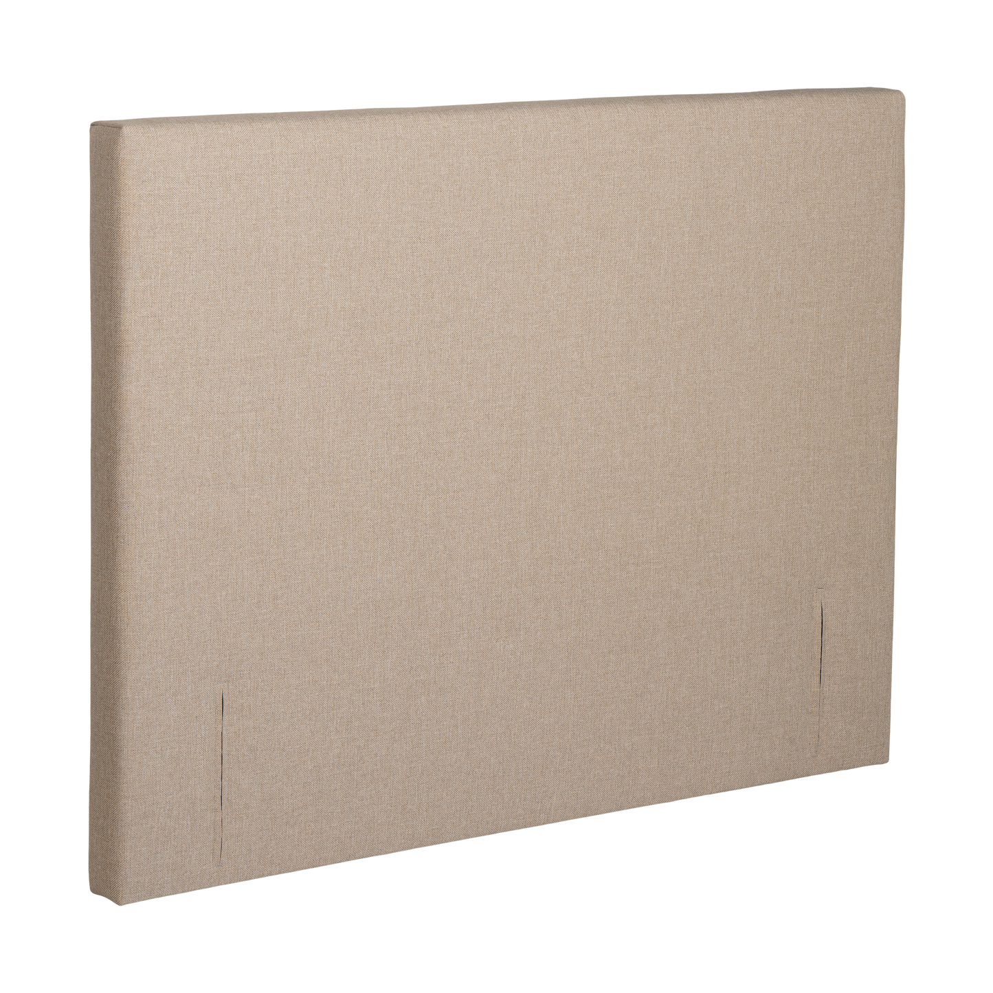 Frame bed Rahu 140x200 beige with headboard