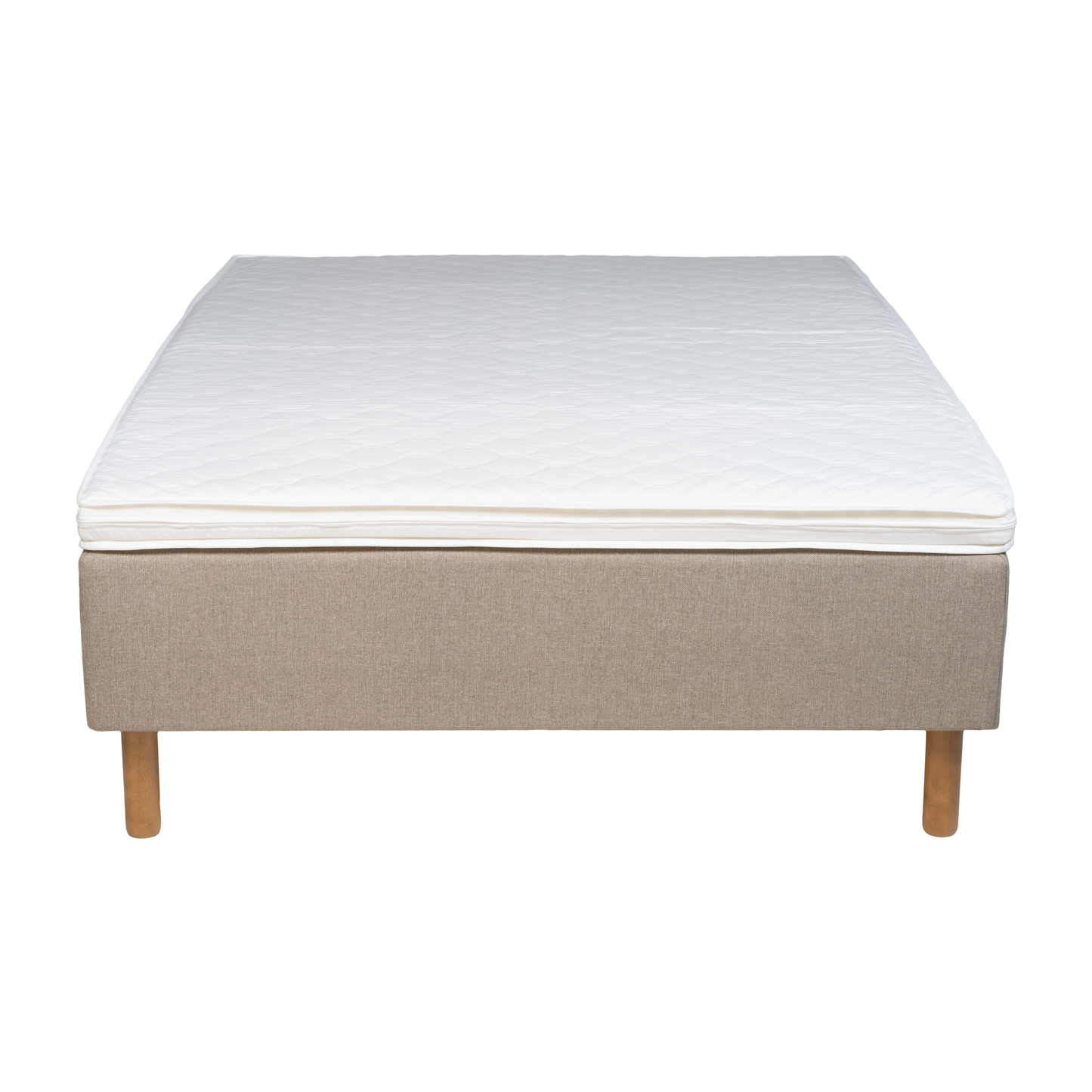 Frame bed Rahu 140x200 beige
