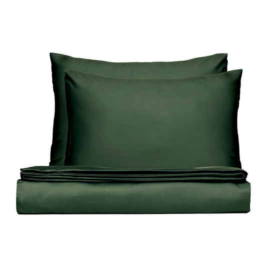 PHB Silky Satin voodipesukomplekt Dark Green 200x220/50x60x2