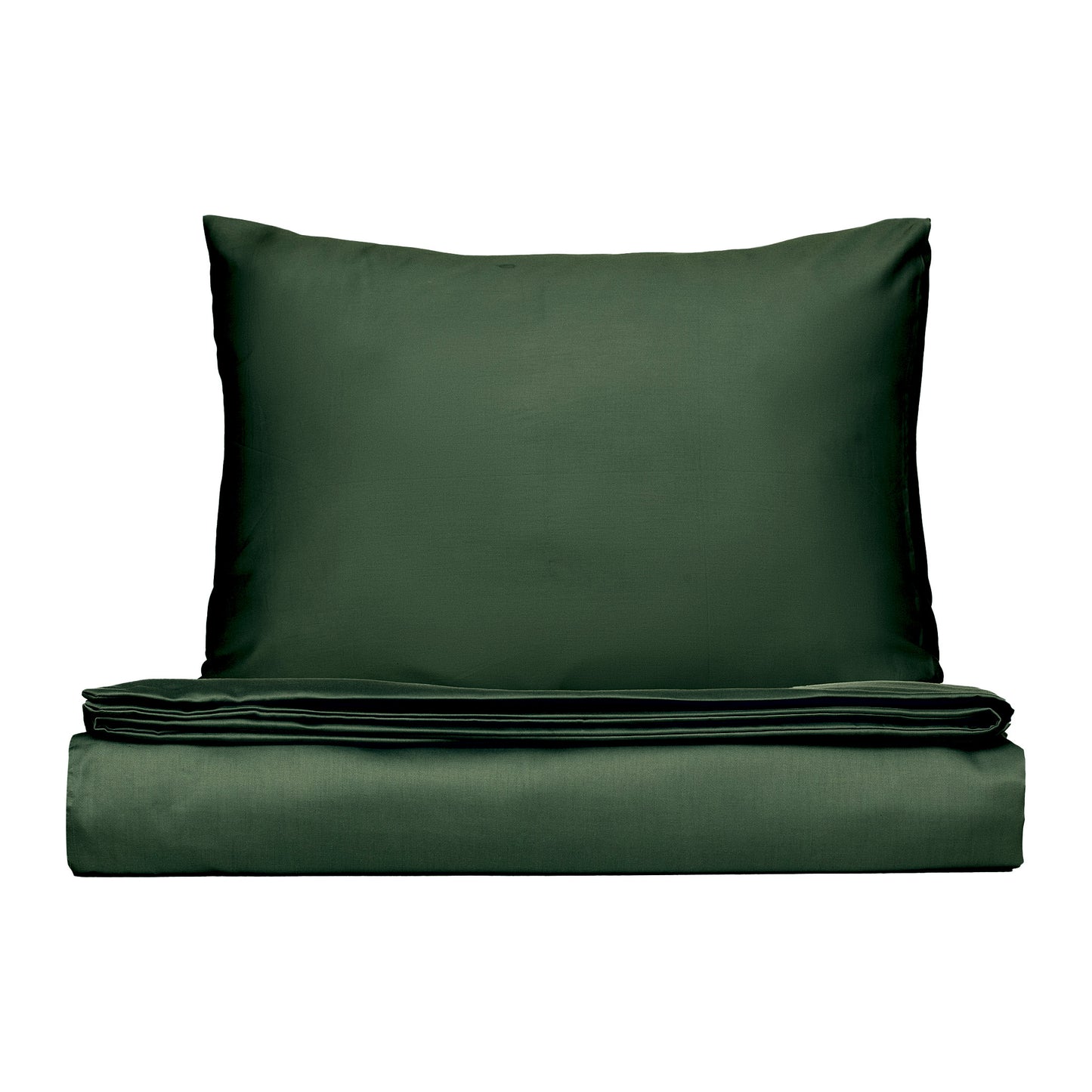 PHB Silky Satin voodipesukomplekt Dark Green 150x210/50x60