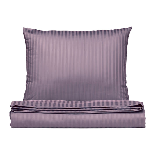 PHB Silky Satin triipsatiinist voodipesukomplekt Excalibur Grey 150x210/50x60