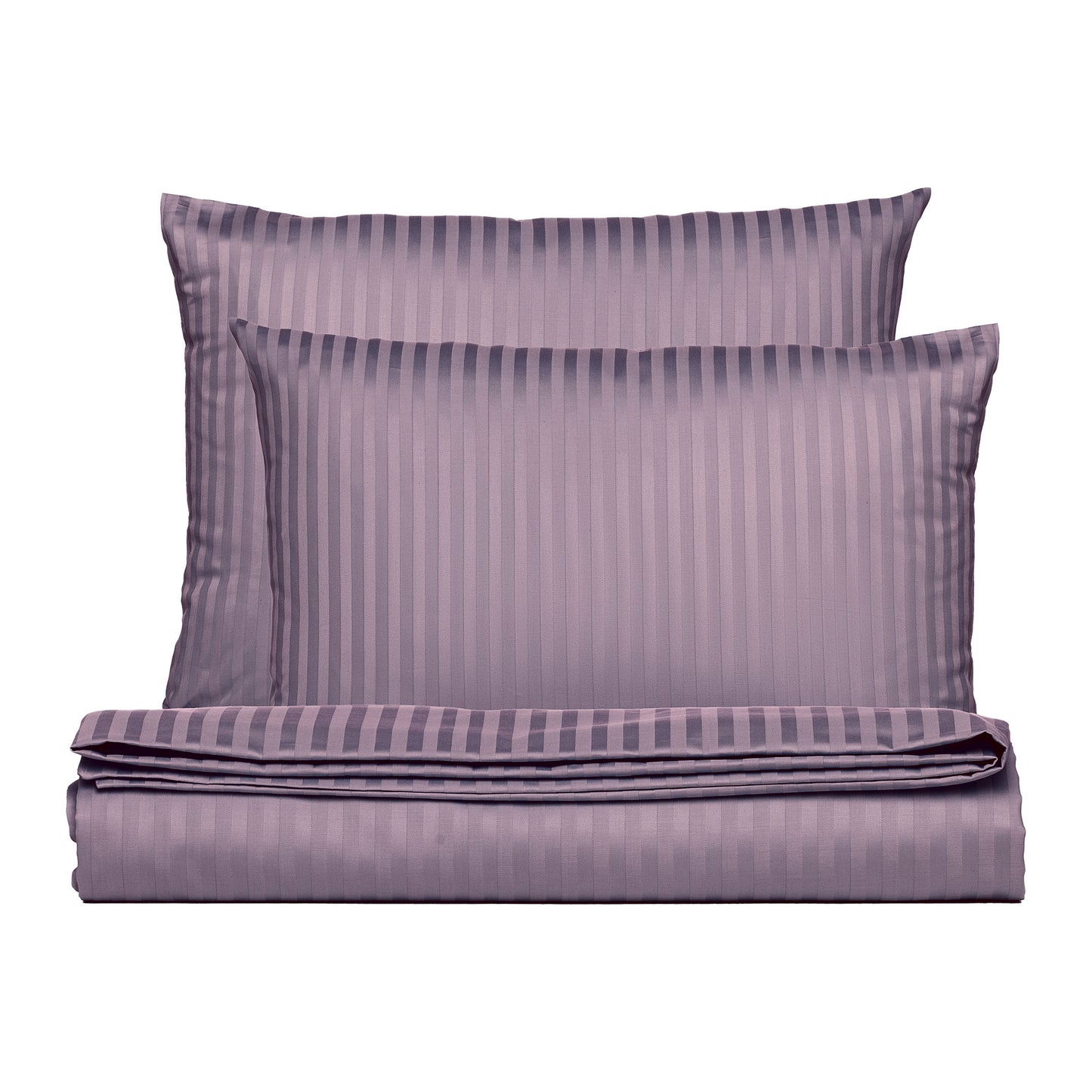 PHB Silky Satin patalynės komplektas dryžuotas Excalibur Grey 200x220/50x60x2