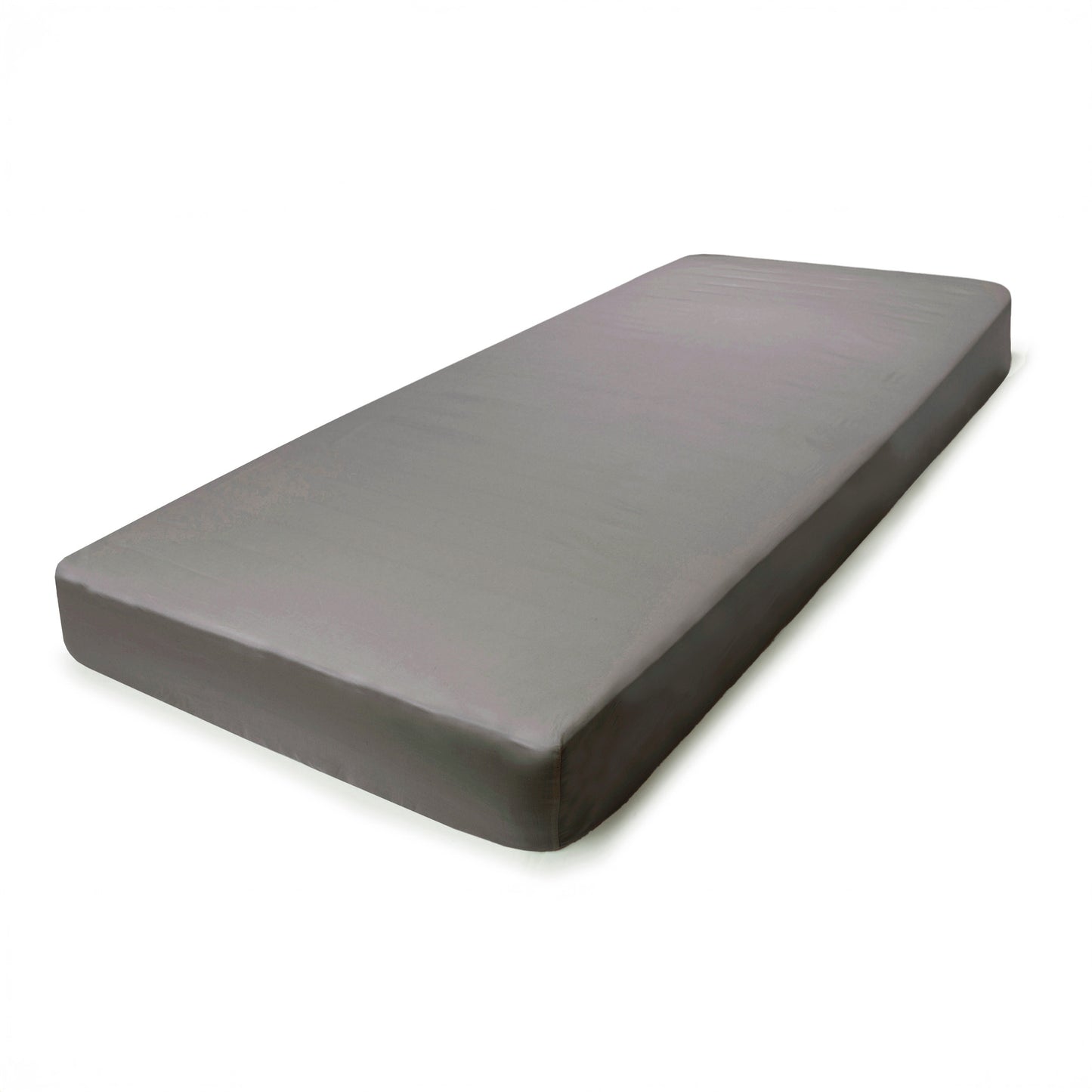 PHB Silky Satin Fitted sheet Stone Grey 180x200x25