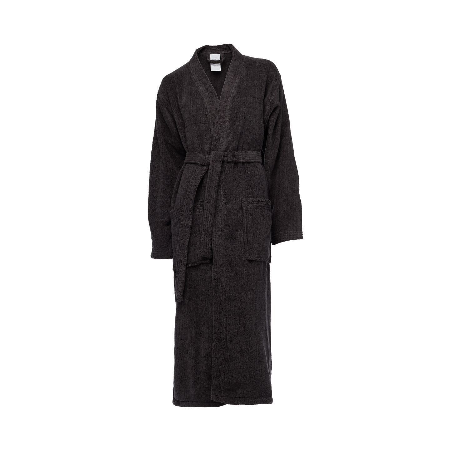 Bathrobe M/L, 100% cotton, grey