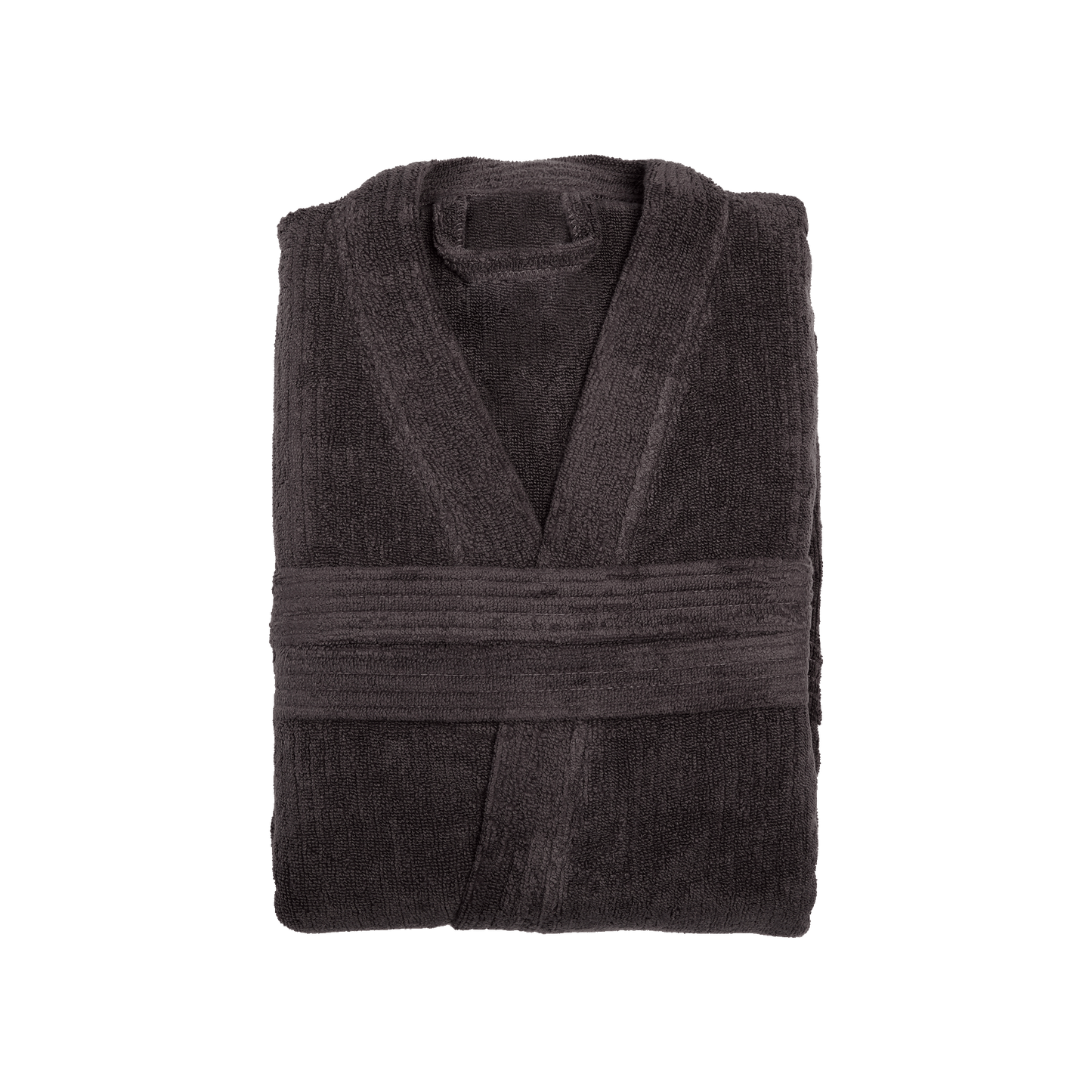 Bathrobe M/L, 100% cotton, grey