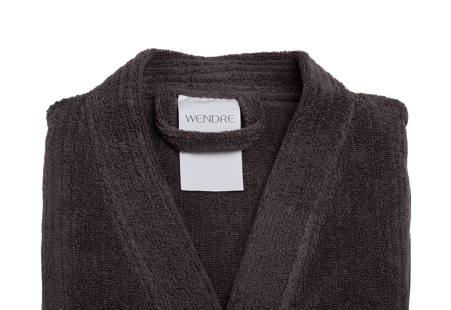 Bathrobe M/L, 100% cotton, grey