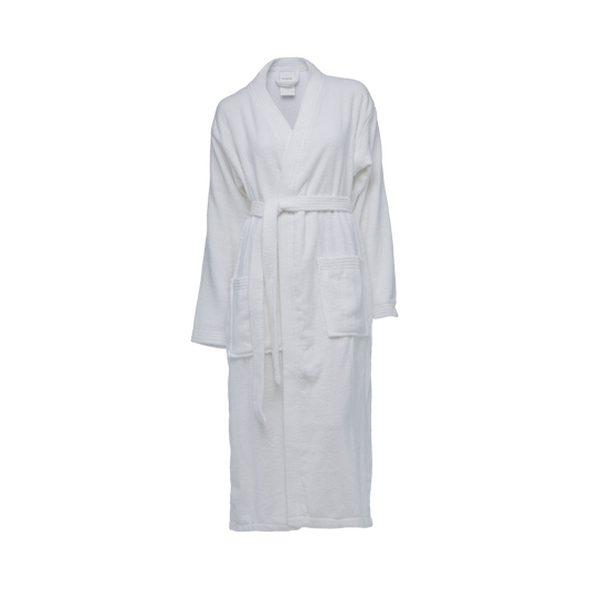 Bathrobe XL/XXL, 100% cotton, white