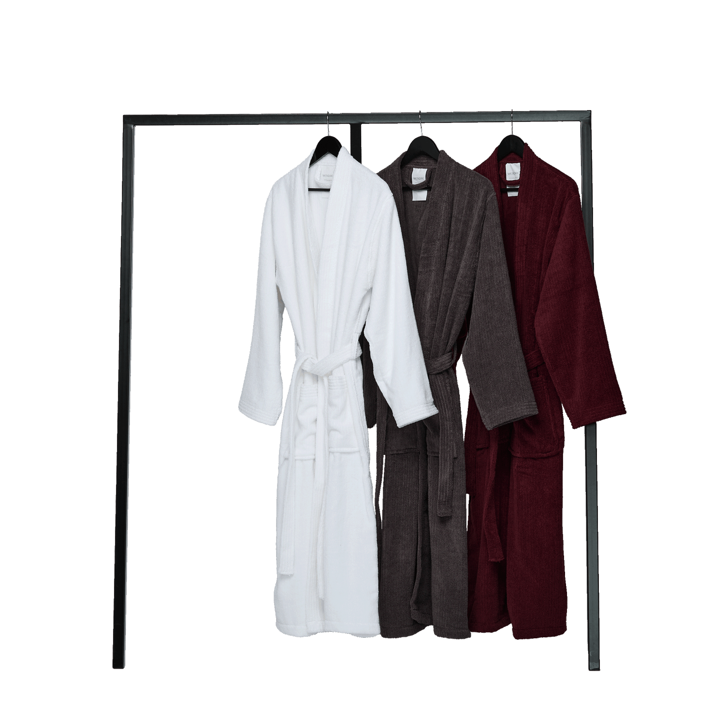 Bathrobe XS/S, 100% cotton, grey